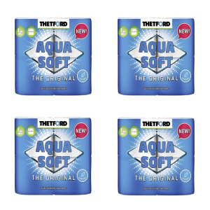 Thetford Toilettenpapier Aqua Soft 4x4 Rollen (4x4 Rollen)